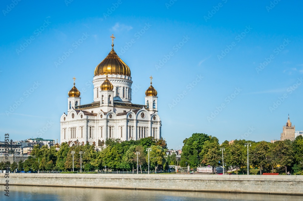 Russian orthodox Cathedral of Christ the Saviour in Moscow
