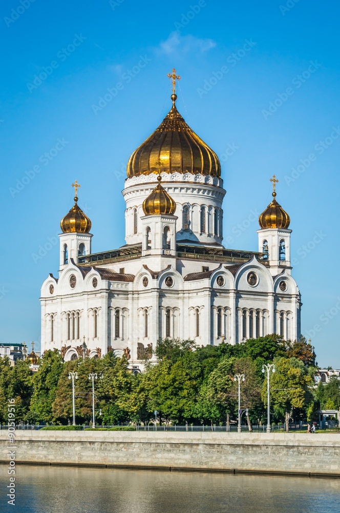 Russian orthodox Cathedral of Christ the Saviour in Moscow