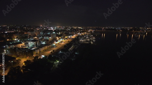 Wallpaper Mural View on night road Torontodigital.ca