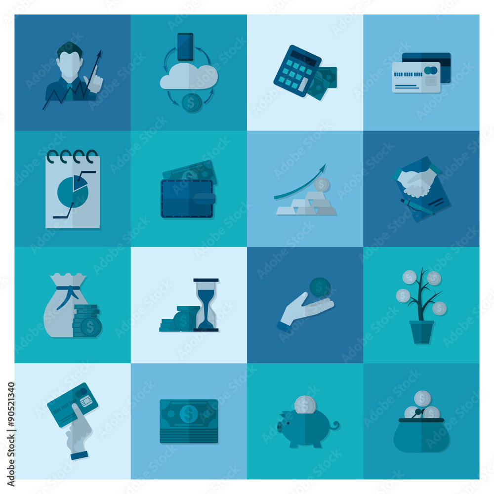 Business and Finance Icon Set