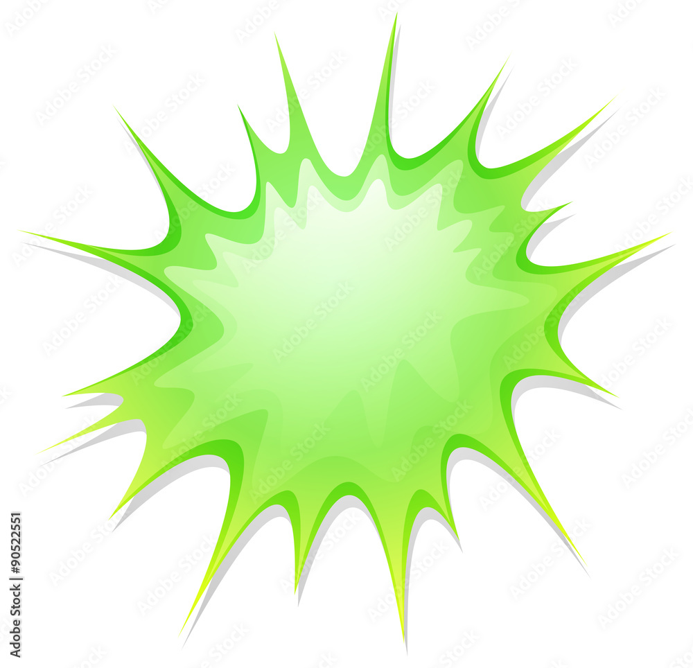 Geen explode on white Geen explode on white