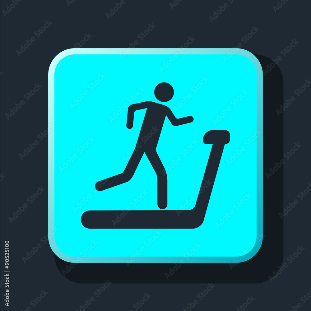 icon running track icon running track