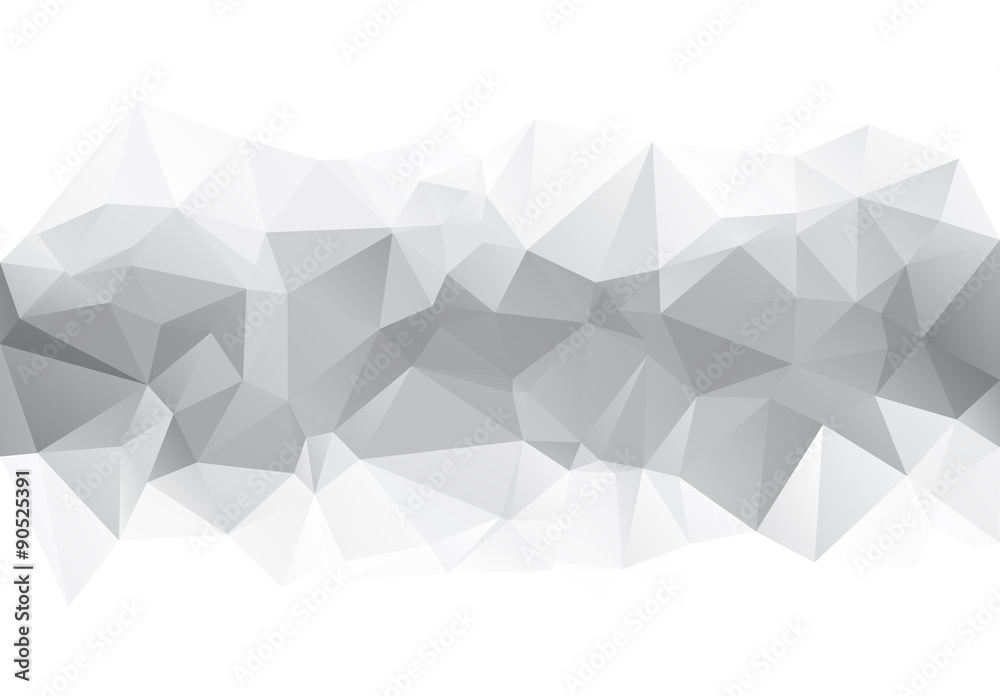Gray horizontal line polygonal background. Vector version Gray horizontal line polygonal background. Vector version