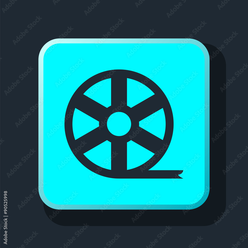 Naklejka premium movie icon