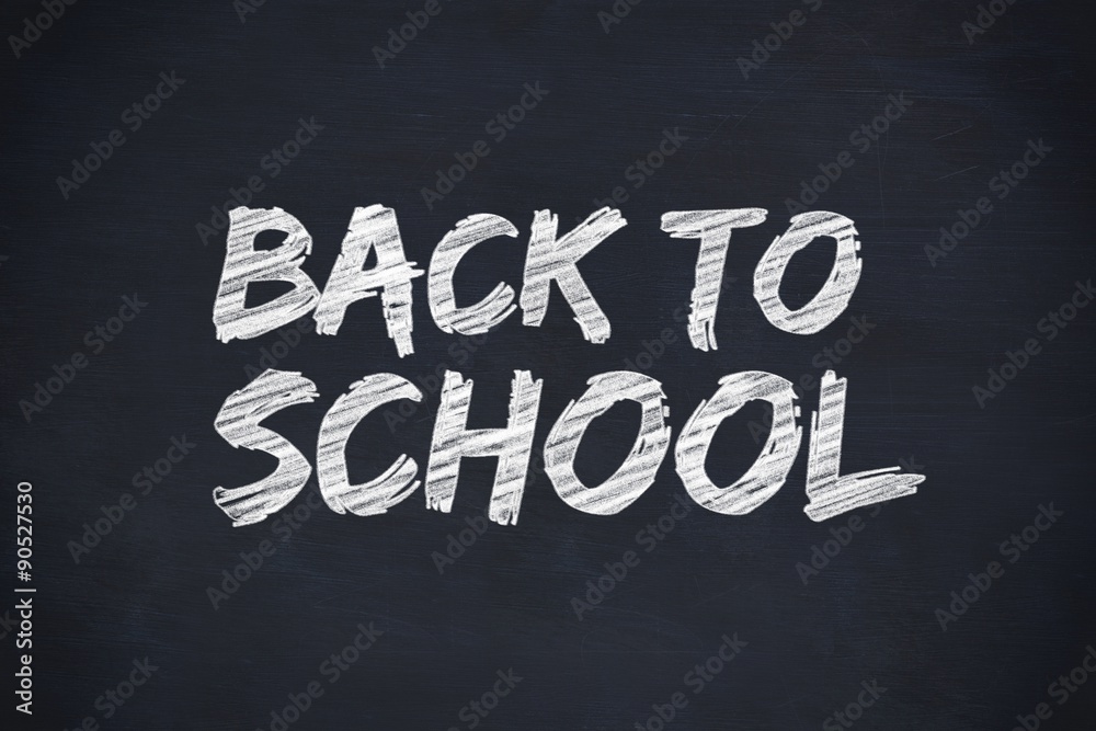 Obraz premium Composite image of back to school message