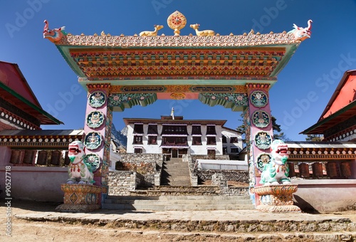 Gateway to Tengboche Gompa or Monastery
