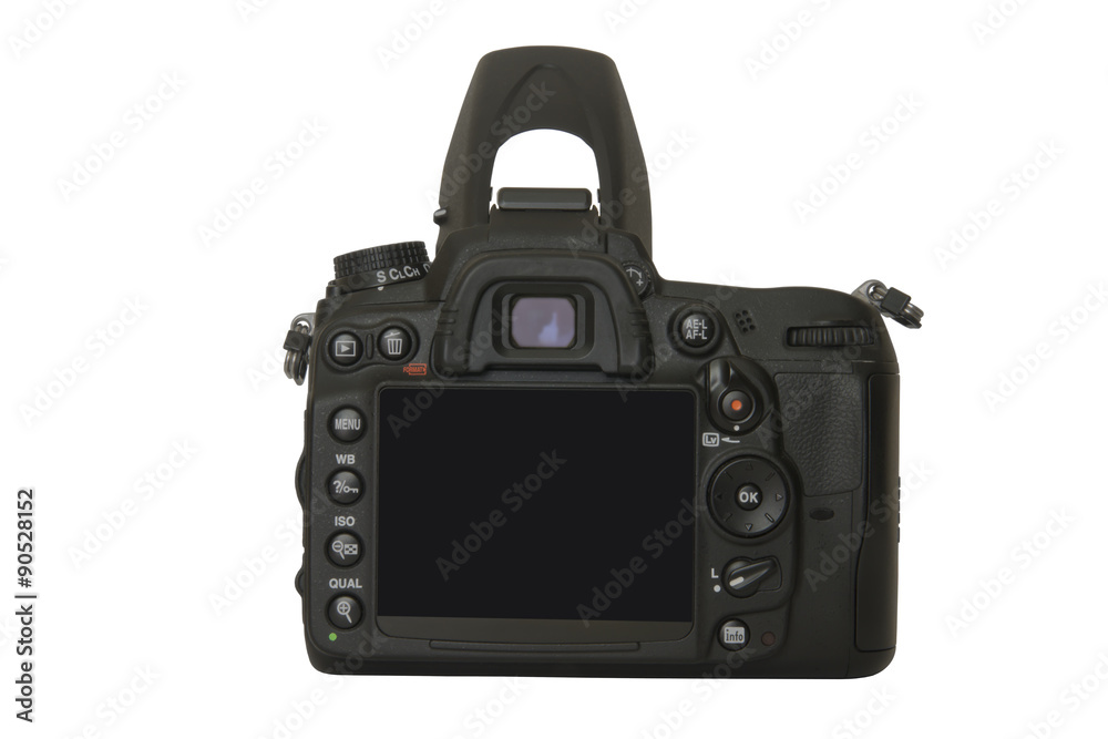 DSLR camera back with LCD display