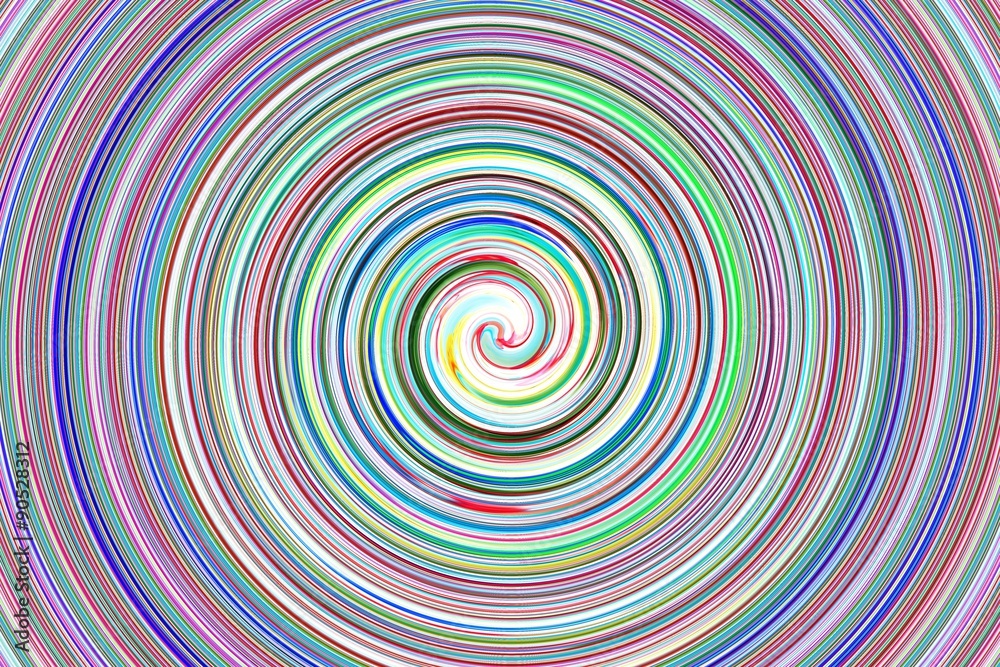 abstract colorful spiral