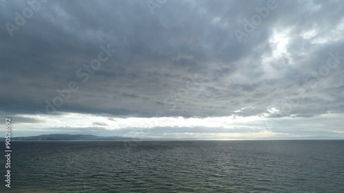 Time Lapse Video of Dramatic Sky and Sea Horizon