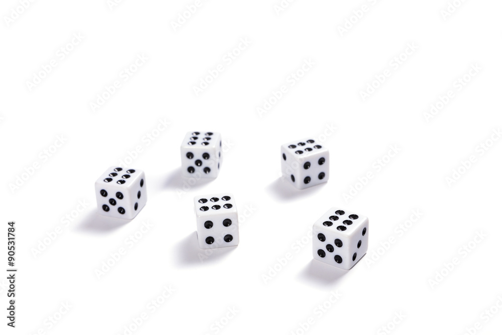 White dice White dice