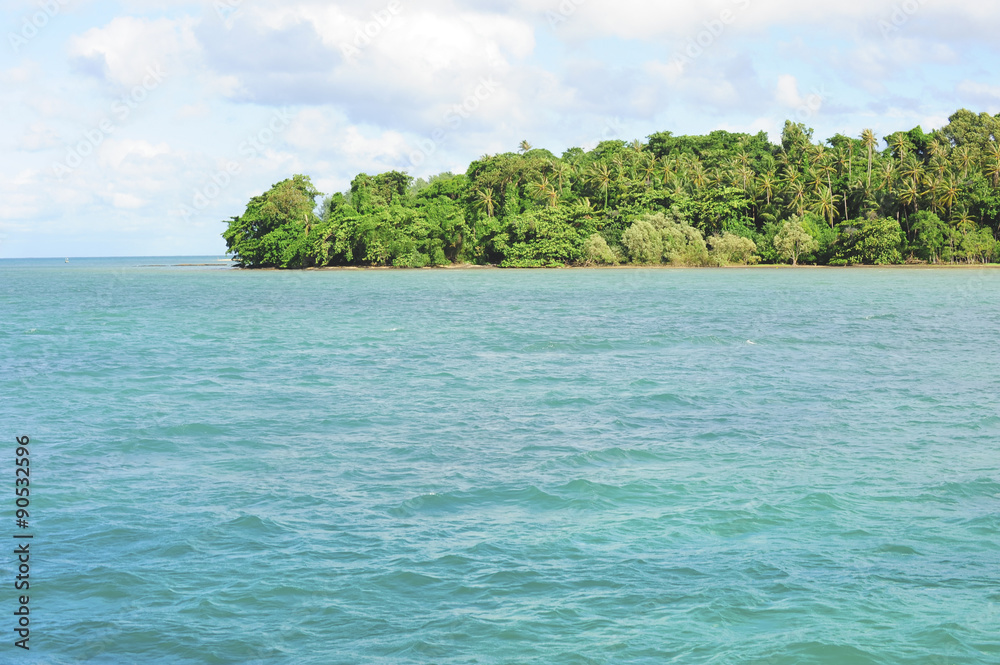 Tropical Kho mak island, Thailand