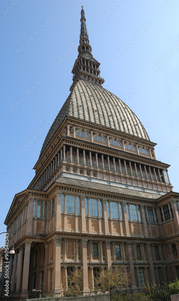 Highest building in the city of Turin called MOLE ANTONELLIANA