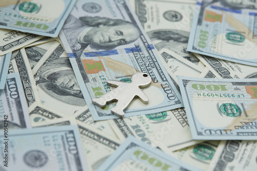 Wallpaper Mural notes of dollars and little man Torontodigital.ca