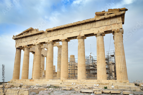 Parthenon on the Acropolis in Athens