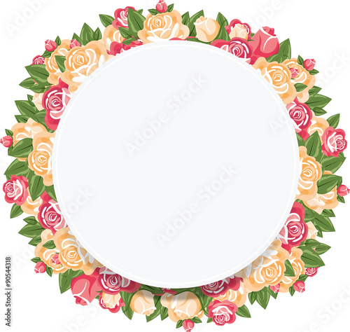 Floral label
