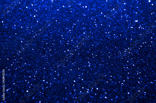 Abstract blue sparkle glitter background