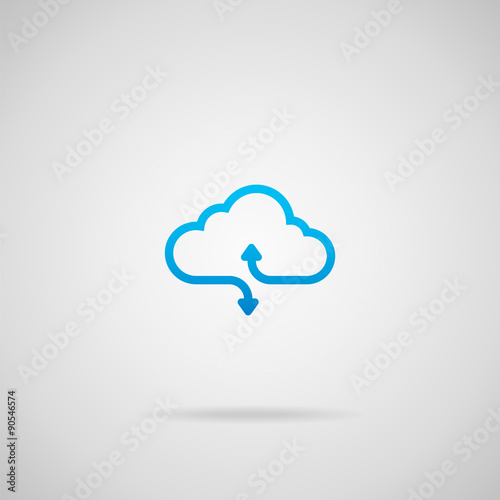 Cloud computing icon