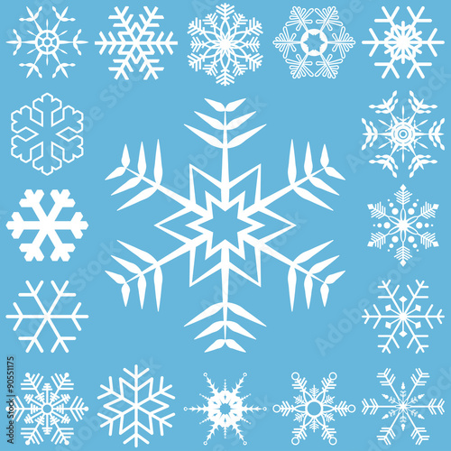 snow flakes collection