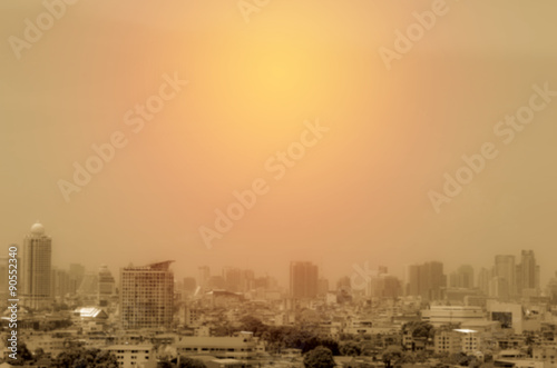 abstract blurred cityscape for background © kwanchaift