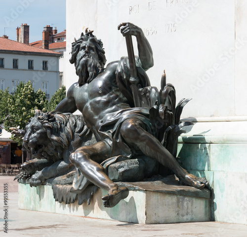 Fotografie Allégorie du Rhône