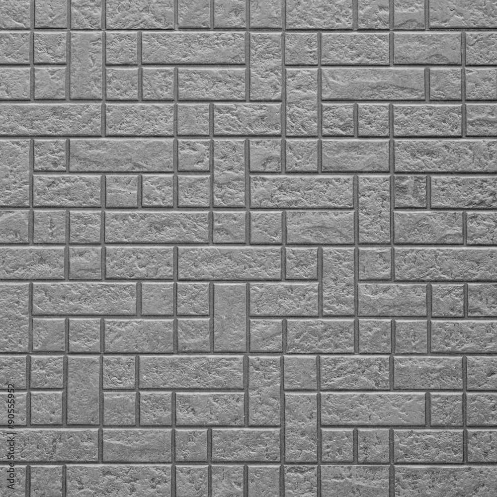 Fototapeta premium The modern black concrete tile wall background and texture . .