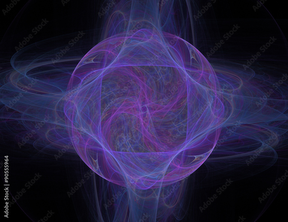 Abstract fractal round element