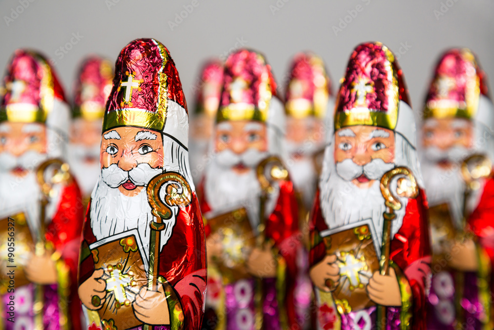 Sinterklaas . Dutch chocolate figurine