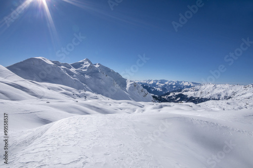  Winterpanorama in den Alpen © Netzer Johannes