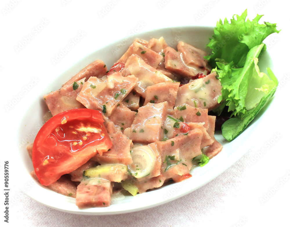 Fototapeta premium salade de museau