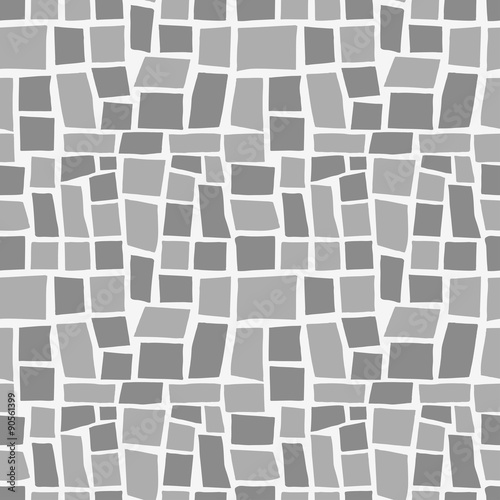 Random geometric background. Seamless pattern.Vector. ランダム四角パターン