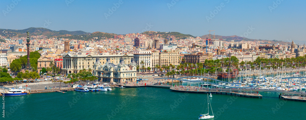 The Port of Barcelona has a 2000-year history and great contemporary commercial importance as one of Europe's ports in Mediterranean, and Catalonia's largest port