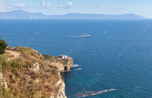 Gulf of Naples panoramic coastal landscape