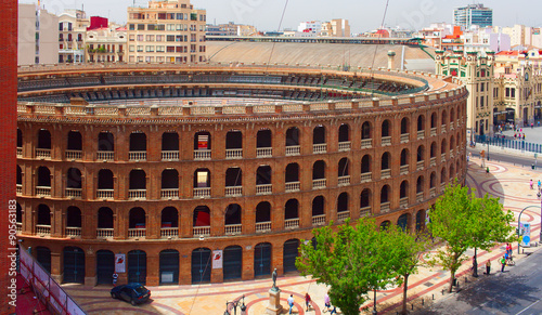 Cuadro en lienzo "Plaza de Toros de Valencia" - bullring in Valencia