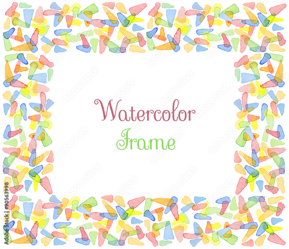 Watercolor frame