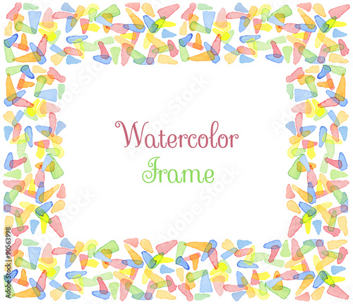 Watercolor frame