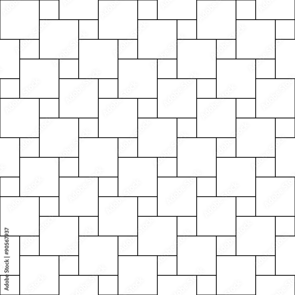 Vector modern seamless pattern squares, ,black and white textile print,stylish background, abstract texture, monochrome fashion design, bed sheets or pillow pattern Vector modern seamless pattern squares, ,black and white textile print,stylish background, abstract texture, monochrome fashion design, bed sheets or pillow pattern