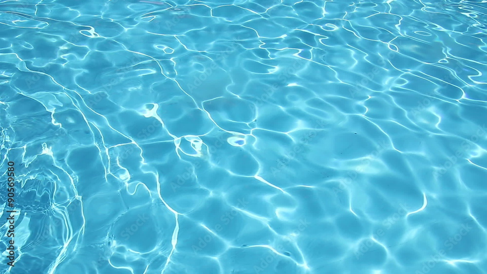 Background of clean water in a blue swimming pool Background of clean water in a blue swimming pool