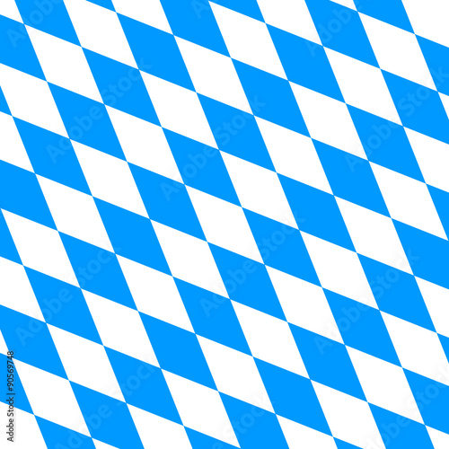 Oktoberfest - Muster der bayerischen Flagge