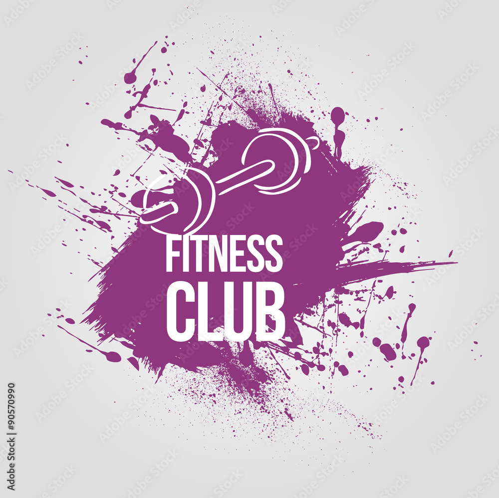 Obraz premium Fitness background