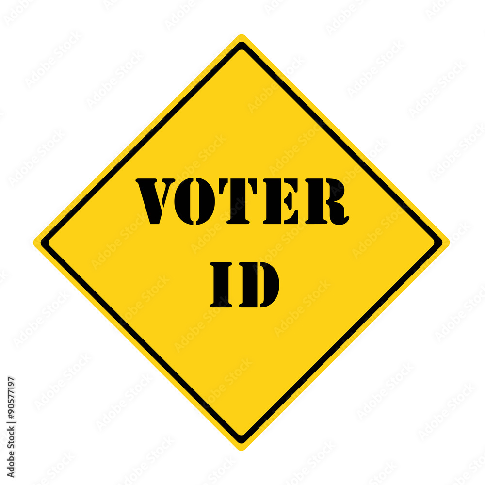 Voter ID Sign Voter ID Sign