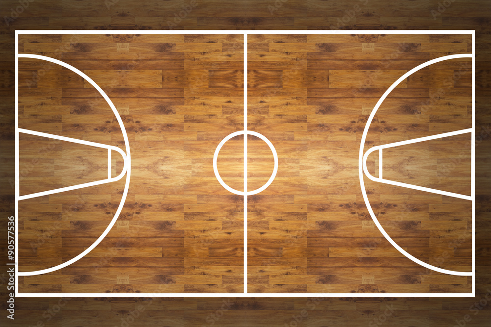 Fototapeta premium Basketball court