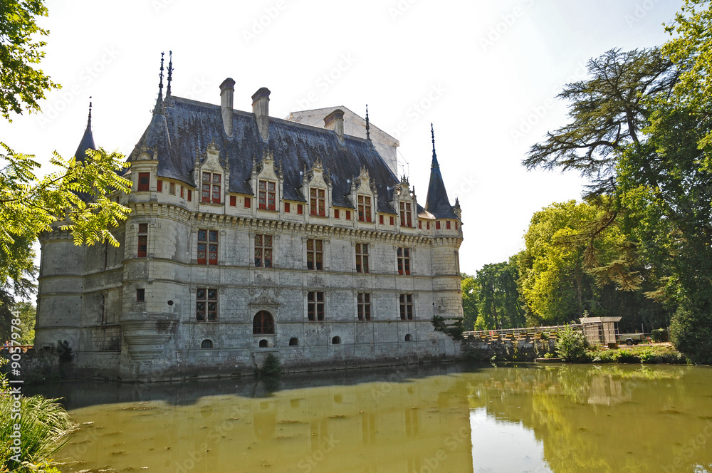 Obraz premium Castello di Azay le Rideau - Loira, Francia