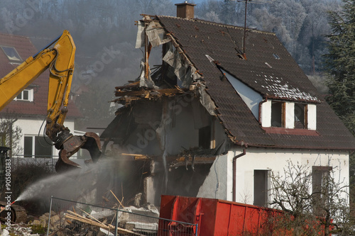 Haus wird abgerissen
