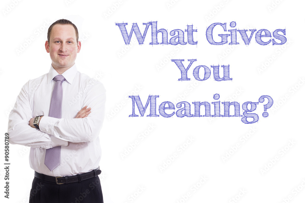 What Gives You Meaning? What Gives You Meaning?