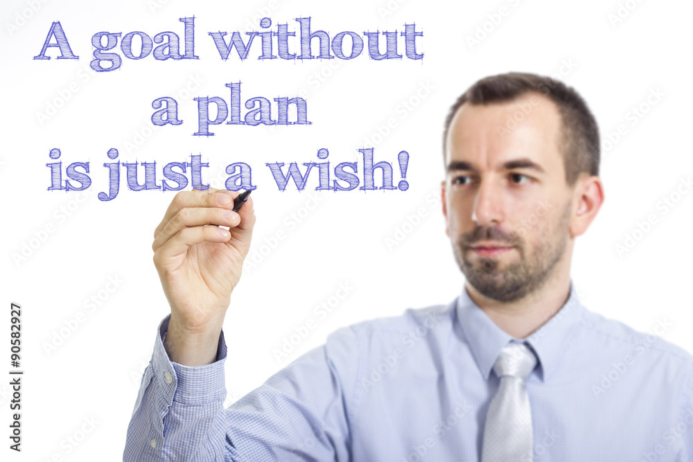 A goal without a plan is just a wish! A goal without a plan is just a wish!