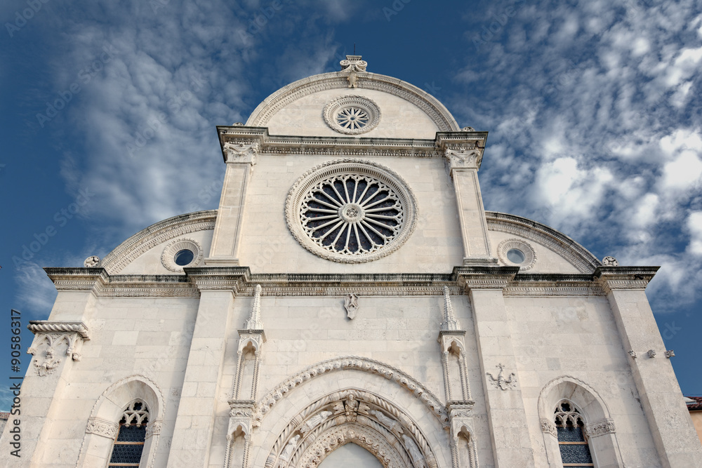 Fototapeta premium Sibenik, Chorwacja, Katedra