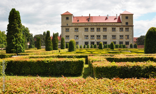 Photography Castle Bucovice, district Vyskov, South Moravia region, Czech Republic