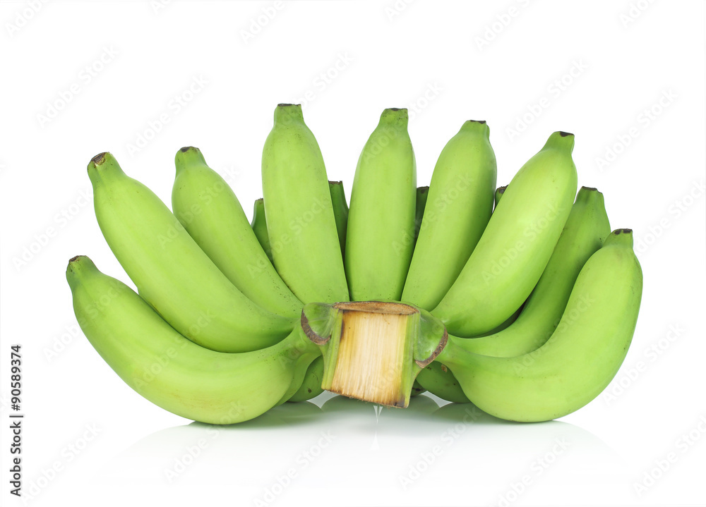 Bunch of bananas isolated on white background Bunch of bananas isolated on white background