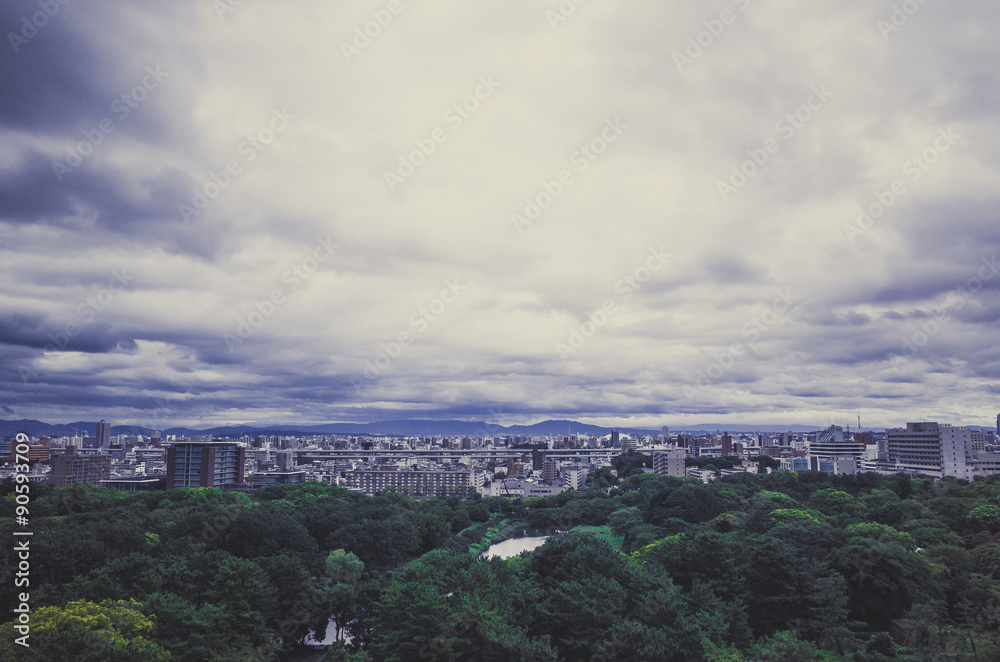 Fototapeta premium 名古屋の街並み