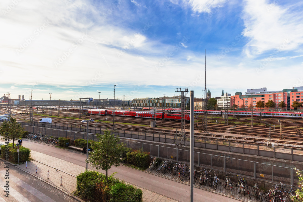 Naklejka premium Central Bus Terminal in Munich